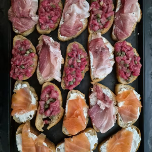 Bruschetta plank 20 stuks