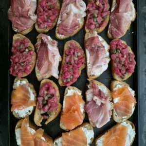 Bruschetta plank 20 stuks