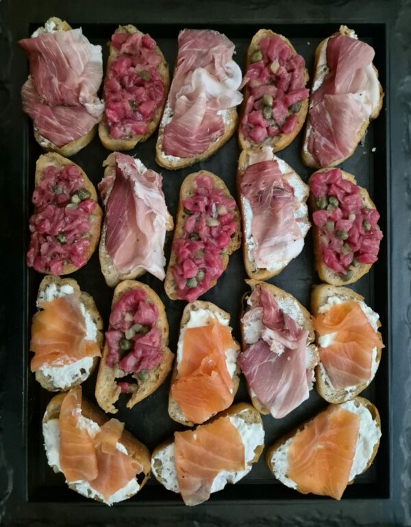 Bruschetta plank 20 stuks