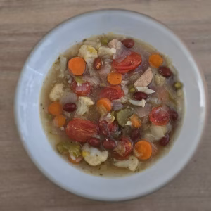 Minestronesoep huisgemaakt (ook vegetarische versie)