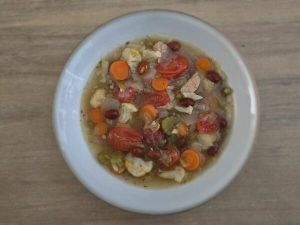 Minestronesoep huisgemaakt (tevens vegetarische versie)