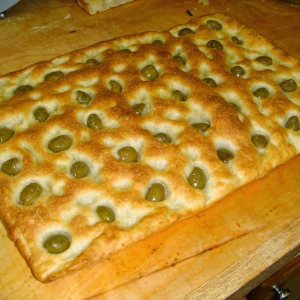 Foccacia Genovese met olijven