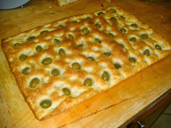 Foccacia Genovese met olijven